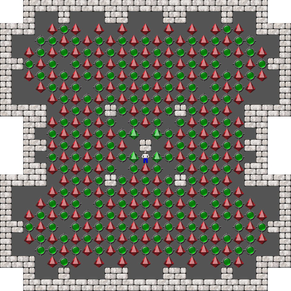 Sokoban Sasquatch 07 Arranged level 80